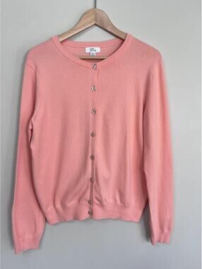 Lord & Taylor Button Up Cardigan Women's Size Large